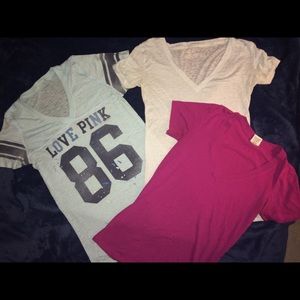 PINK V-neck Bundle